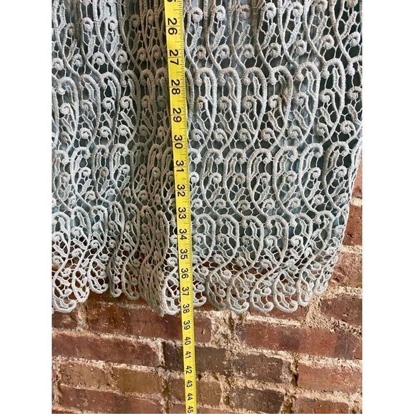 Pip & Vine by Rosie Pope Light Blue Lace Shift Dress Maternity Size L NWT - Picture 5 of 10